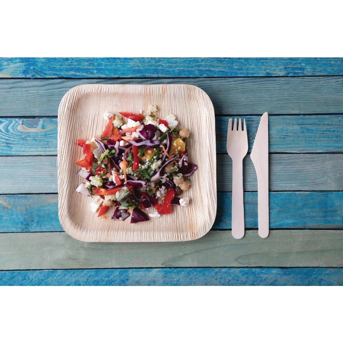 Flash Sale 🥰 Fiesta Compostable Palm Leaf Plates Square 200mm (Pack Of 100) 😍 2 Flash Sale 🥰 Fiesta Compostable Palm Leaf Plates Square 200mm (Pack Of 100) 😍 - Image 2