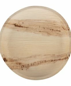 Brand new 🔔 Fiesta Compostable Palm Leaf Plates Round 250mm (Pack Of 100) ⌛