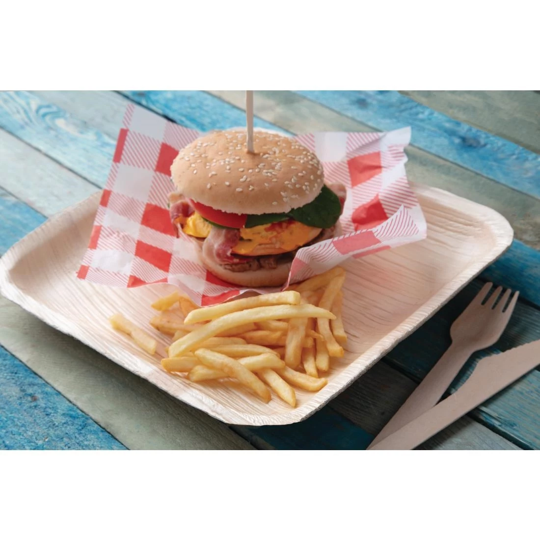 Buy โจ Fiesta Compostable Palm Leaf Plates Square 250mm (Pack Of 100) ๐ 8 Buy โจ Fiesta Compostable Palm Leaf Plates Square 250mm (Pack Of 100) ๐ - Image 8