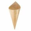 Flash Sale 🎉 Fiesta Compostable Wooden Canape Cones 75mm (Pack Of 100) 👏