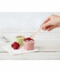 Promo 😉 Fiesta Compostable Wooden Ice Cream Spoons (Pack Of 100) 👏 -Cleaning & Janitorial Supplies Shop dk399 3