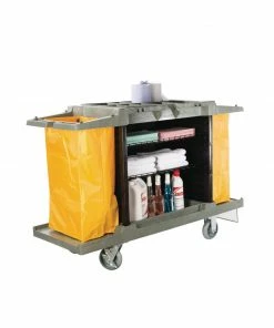 Hot Sale 🛒 Jantex Housekeeping Trolley ✨ 7 Hot Sale 🛒 Jantex Housekeeping Trolley ✨ -Cleaning & Janitorial Supplies Shop dl011 mg 3758
