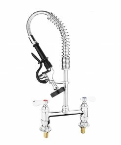 Discount π Vogue Twin Pedestal Mini Pre-Rinsers π 11 Discount π Vogue Twin Pedestal Mini Pre-Rinsers π -Cleaning & Janitorial Supplies Shop dl832 twinpedestalminiprerinsers2