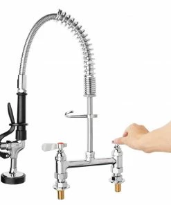 Discount π Vogue Twin Pedestal Mini Pre-Rinsers π 8 Discount π Vogue Twin Pedestal Mini Pre-Rinsers π -Cleaning & Janitorial Supplies Shop dl832 twinpedestalminiprerinsers5