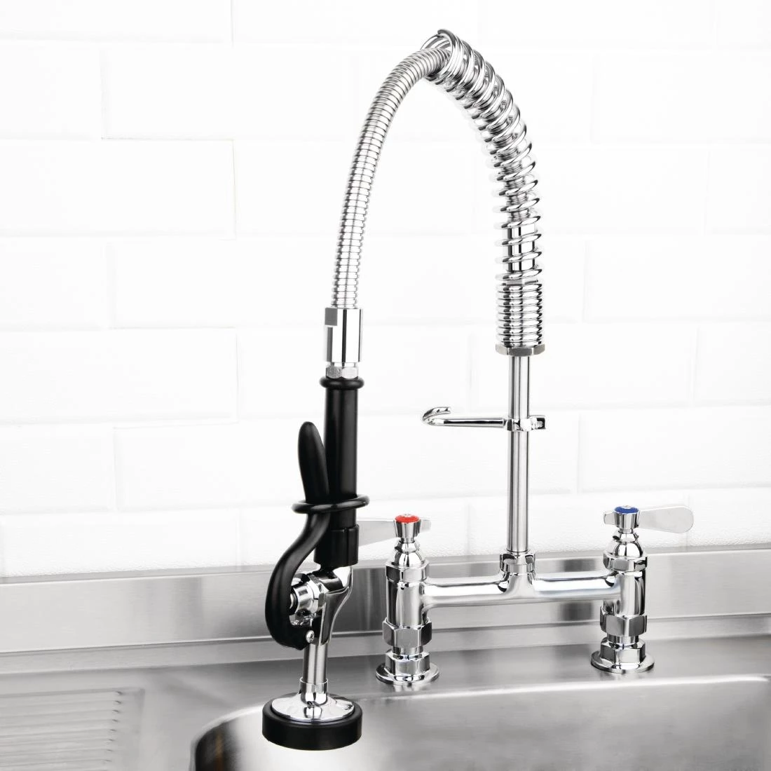 Discount π Vogue Twin Pedestal Mini Pre-Rinsers π 2 Discount π Vogue Twin Pedestal Mini Pre-Rinsers π - Image 2