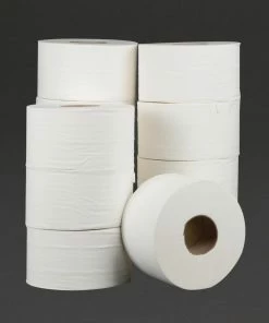 Wholesale ⌛ Jantex Mini Jumbo Toilet Rolls 2-Ply 150m (Pack Of 12) 😍 -Cleaning & Janitorial Supplies Shop dl918 3