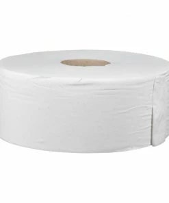 Best Pirce 🥰 Jantex Jumbo Toilet Rolls 2-Ply 300m (Pack Of 6) 😀 -Cleaning & Janitorial Supplies Shop dl919 side