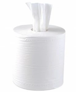 Budget 👏 Jantex Centrefeed White Rolls 2-Ply 120m (Pack Of 6) 🔔 -Cleaning & Janitorial Supplies Shop dl920 y white centre feed refill