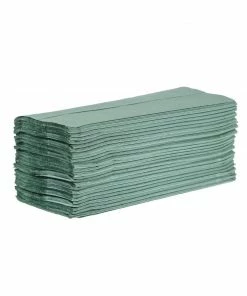 Budget ๐ Jantex Z Fold Paper Hand Towels Green 1-Ply 3000 Sheets ๐