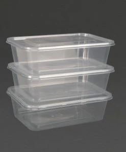 Promo 🤩 Fiesta Recyclable Plastic Microwavable Containers With Lid Medium 650ml (Pack Of 250) 👏 16 Promo 🤩 Fiesta Recyclable Plastic Microwavable Containers With Lid Medium 650ml (Pack Of 250) 👏 -Cleaning & Janitorial Supplies Shop dm182 3