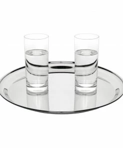 Buy 🤩 Olympia Stainless Steel Round Service Tray 🛒 -Cleaning & Janitorial Supplies Shop dm193 circularservingtray4