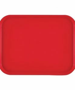 Budget 🛒 Cambro Polypropylene Fast Food Tray Red 410mm ✔️