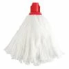 Promo 🔔 Jantex Standard Big White Socket Mop Head Red 🌟
