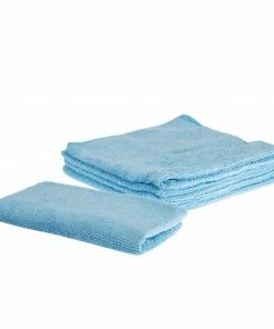 Promo 😉 Jantex Microfibre Cloths Blue (Pack Of 5) 🤩 -Cleaning & Janitorial Supplies Shop dn839 4
