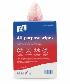 Cheapest 🔥 Robert Scott All-Purpose Antibacterial Cleaning Cloths Red (Pack Of 200) 🤩 9 Cheapest 🔥 Robert Scott All-Purpose Antibacterial Cleaning Cloths Red (Pack Of 200) 🤩 -Cleaning & Janitorial Supplies Shop dn844 antibacterialcloth