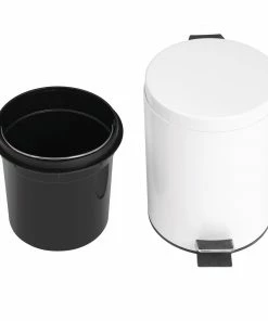 Best Pirce 😍 Bolero White Pedal Bin 5ltr 🔥 8 Best Pirce 😍 Bolero White Pedal Bin 5ltr 🔥 -Cleaning & Janitorial Supplies Shop dp038 binsecondary3