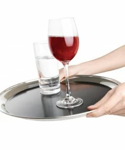 Flash Sale ๐ Olympia Stainless Steel Round Non-Slip Bar Tray ๐ 8 Flash Sale ๐ Olympia Stainless Steel Round Non-Slip Bar Tray ๐ -Cleaning & Janitorial Supplies Shop dp207 traywithblacknonslip4