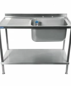Budget 🔥 Holmes Single Sink Left Hand Drainer 😍 -Cleaning & Janitorial Supplies Shop dr060 front