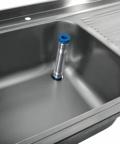 Hot Sale ✔️ Holmes Single Sink Right Hand Drainer 😀 -Cleaning & Janitorial Supplies Shop dr060 lhinside