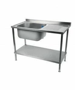 Hot Sale ✔️ Holmes Single Sink Right Hand Drainer 😀 -Cleaning & Janitorial Supplies Shop dr060 lhleft