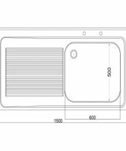 Budget 🔥 Holmes Single Sink Left Hand Drainer 😍 -Cleaning & Janitorial Supplies Shop dr369 dr389