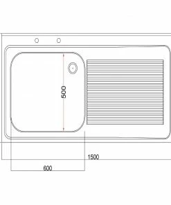 Hot Sale ✔️ Holmes Single Sink Right Hand Drainer 😀 -Cleaning & Janitorial Supplies Shop dr370 dr390