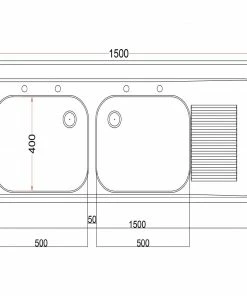 Wholesale 💯 Holmes Double Sink Right Hand Drainer 🌟 -Cleaning & Janitorial Supplies Shop dr372 dr392