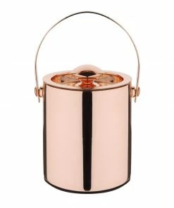 New 🌟 Olympia Double Walled Ice Bucket With Lid 1Ltr Copper 🎁