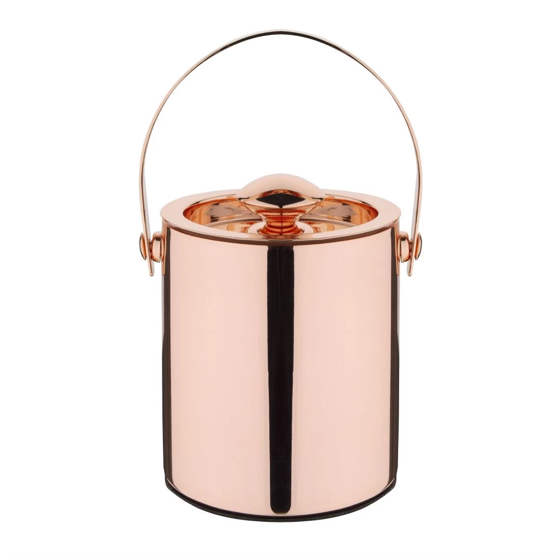 New ๐ Olympia Double Walled Ice Bucket With Lid 1Ltr Copper ๐ 1 New ๐ Olympia Double Walled Ice Bucket With Lid 1Ltr Copper ๐