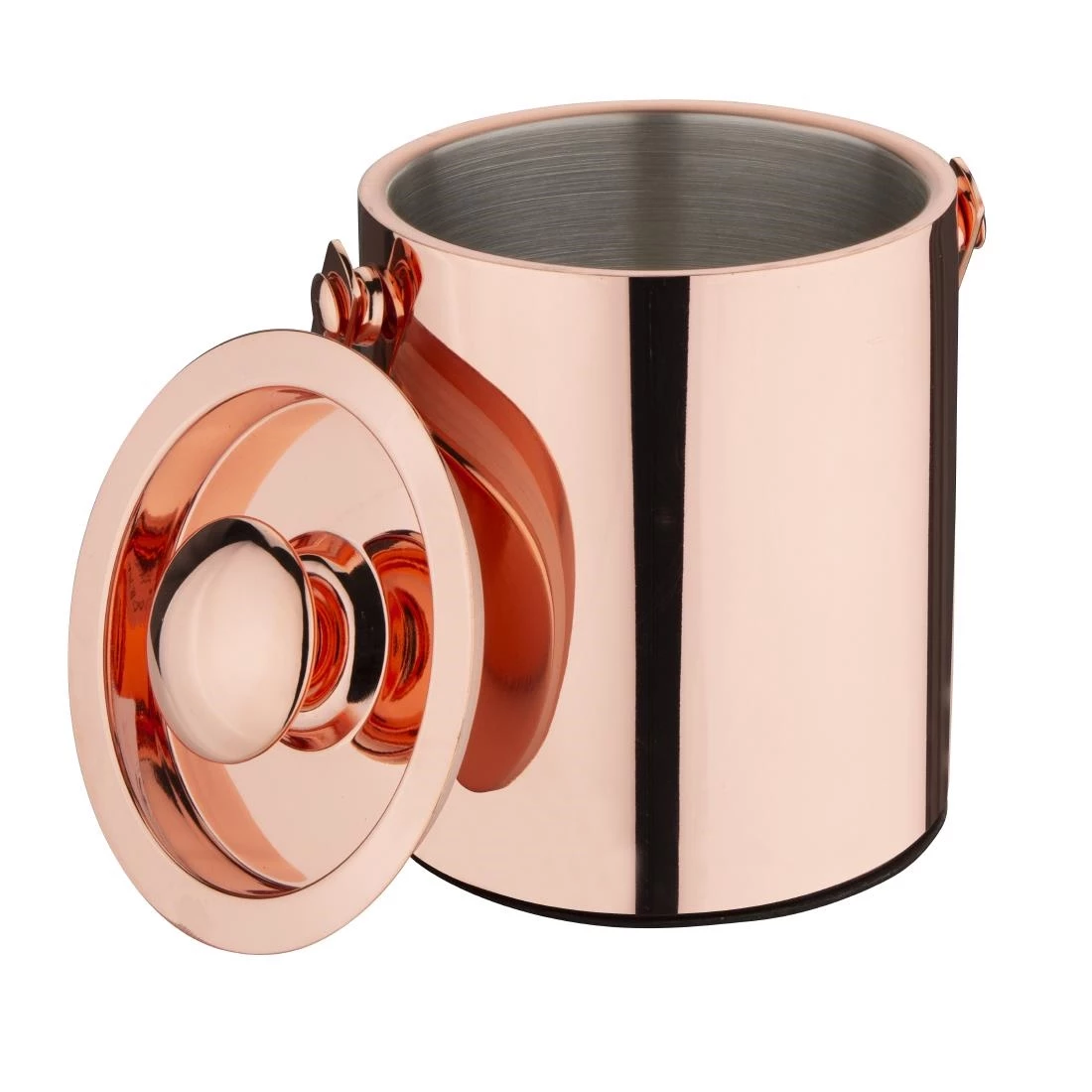 New ๐ Olympia Double Walled Ice Bucket With Lid 1Ltr Copper ๐ 2 New ๐ Olympia Double Walled Ice Bucket With Lid 1Ltr Copper ๐ - Image 2