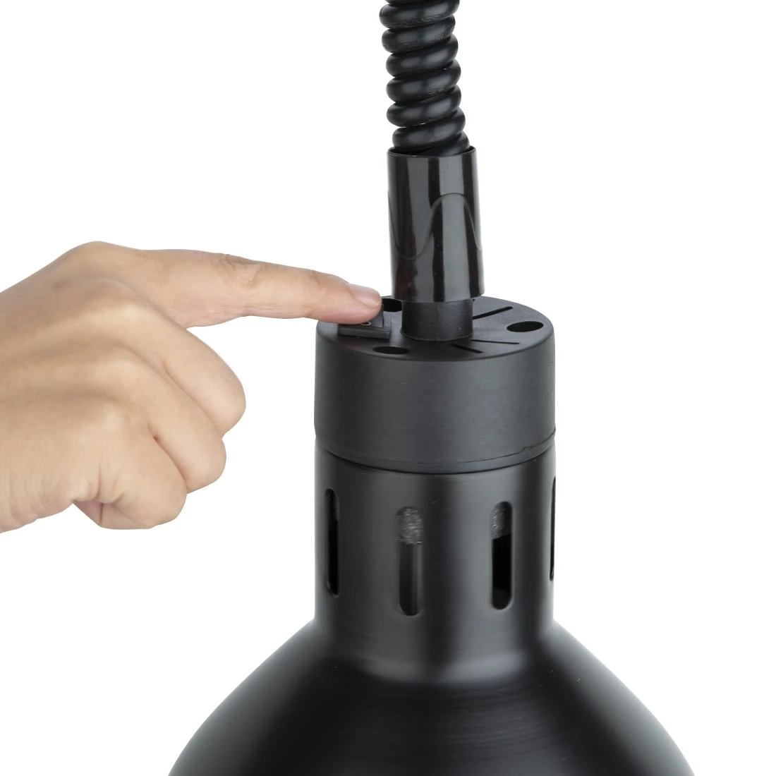 Discount 👏 Buffalo Retractable Heat Lamp Matte Black Finish 😍 2 Discount 👏 Buffalo Retractable Heat Lamp Matte Black Finish 😍 - Image 2