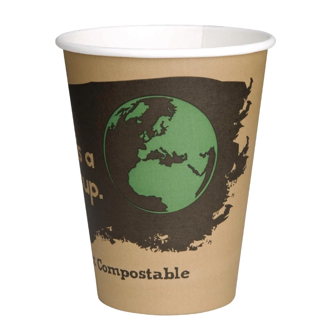 Best deal 😍 Fiesta Compostable Coffee Cups Single Wall 340ml / 12oz 😉 3 Best deal 😍 Fiesta Compostable Coffee Cups Single Wall 340ml / 12oz 😉 - Image 3