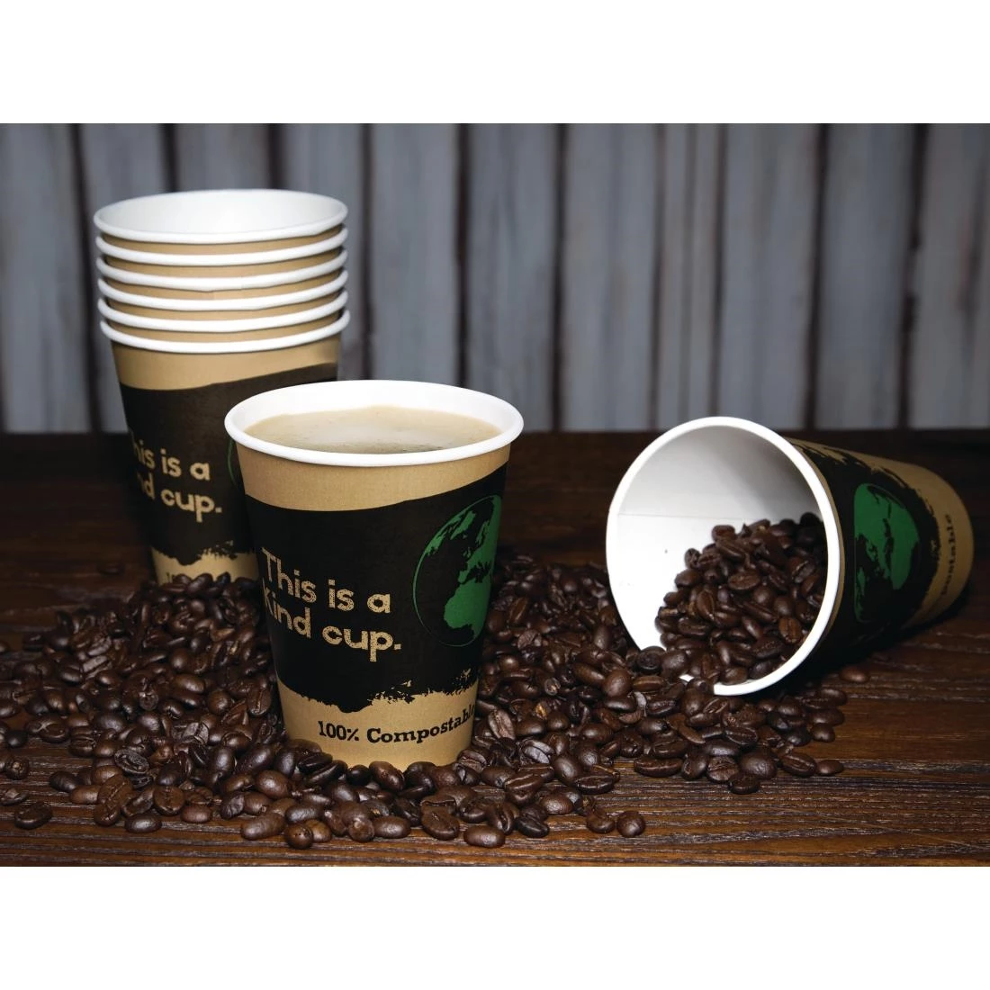 Best deal 😍 Fiesta Compostable Coffee Cups Single Wall 340ml / 12oz 😉 6 Best deal 😍 Fiesta Compostable Coffee Cups Single Wall 340ml / 12oz 😉 - Image 6
