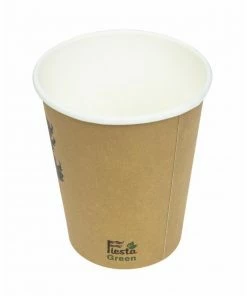 Flash Sale 🌟 Fiesta Compostable Coffee Cups Single Wall 225ml / 8oz 🧨 -Cleaning & Janitorial Supplies Shop ds057 new22 4681 1