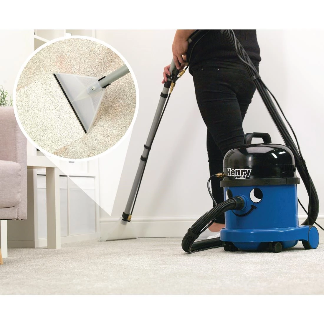 Outlet 🤩 Numatic Henry Wash Carpet And Upholstery Cleaner HVW 370-2 🎉 5 Outlet 🤩 Numatic Henry Wash Carpet And Upholstery Cleaner HVW 370-2 🎉 - Image 5