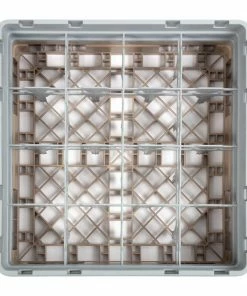 Outlet 🤩 Cambro Camrack Beige 16 Compartments Max Glass Height 133mm 👏 -Cleaning & Janitorial Supplies Shop dw551 cambrorack16 3