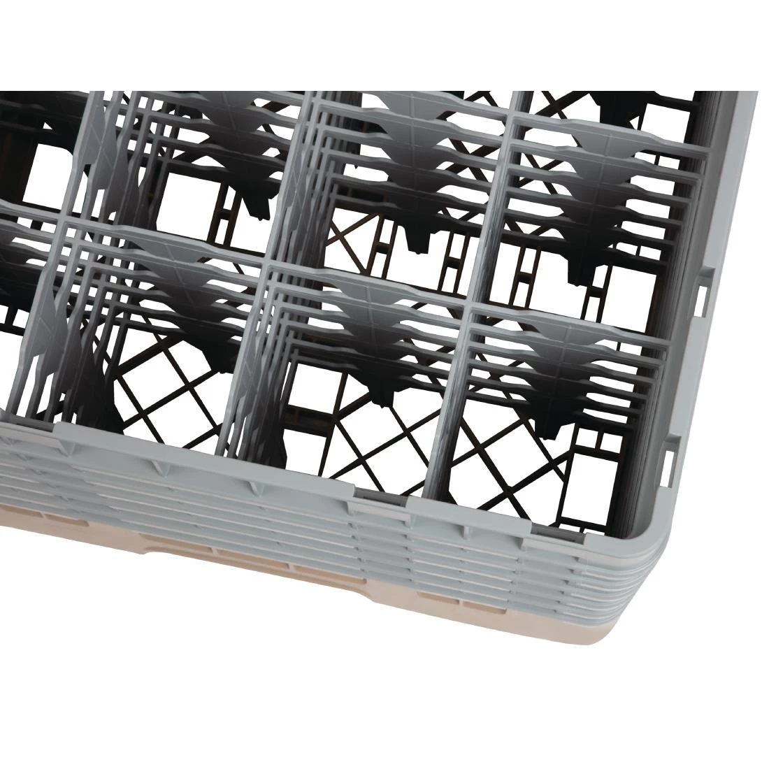 Best Pirce 💯 Cambro Camrack Beige 16 Compartments Max Glass Height 298mm ❤️ 3 Best Pirce 💯 Cambro Camrack Beige 16 Compartments Max Glass Height 298mm ❤️ - Image 3