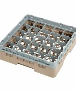Cheapest 👏 Cambro Camrack Beige 25 Compartments Max Glass Height 92mm 👏