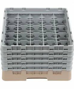 Brand new 🛒 Cambro Camrack Beige 25 Compartments Max Glass Height 257mm 🔔 6 Brand new 🛒 Cambro Camrack Beige 25 Compartments Max Glass Height 257mm 🔔 -Cleaning & Janitorial Supplies Shop dw556 cambrorack25 0