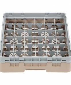 New 🔥 Cambro Camrack Beige 36 Compartments Max Glass Height 92mm 🌟 -Cleaning & Janitorial Supplies Shop dw558 cambrorack36 0