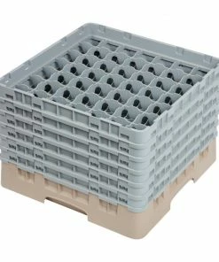 Best reviews of 🔔 Cambro Camrack Beige 49 Compartments Max Glass Height 298mm 🎁