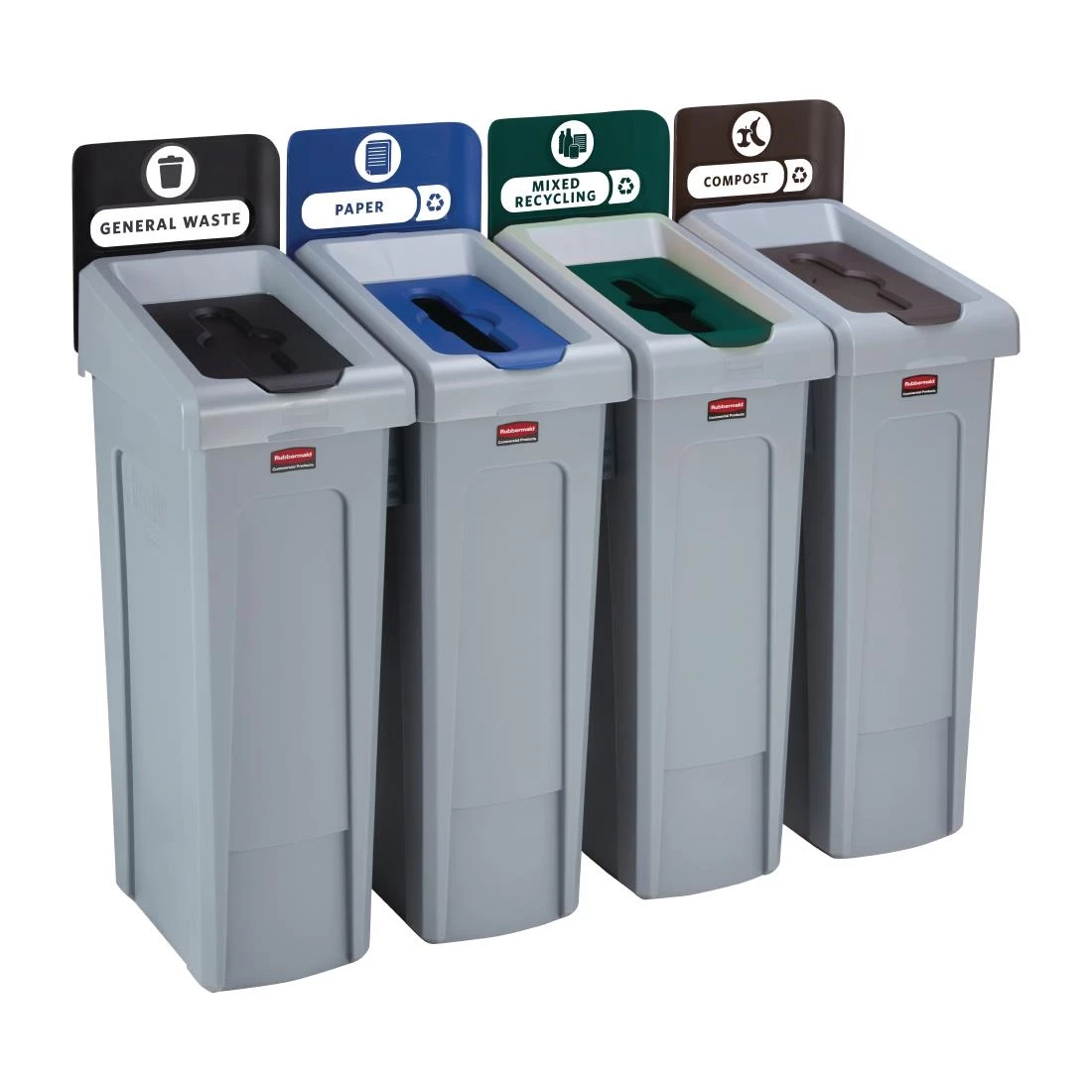 Top 10 ❤️ Rubbermaid Slim Jim Four Stream Recycling Station 87Ltr 🔔 1 Top 10 ❤️ Rubbermaid Slim Jim Four Stream Recycling Station 87Ltr 🔔