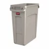 Best deal 👍 Rubbermaid Slim Jim Container With Venting Channels Beige 60Ltr 🎉