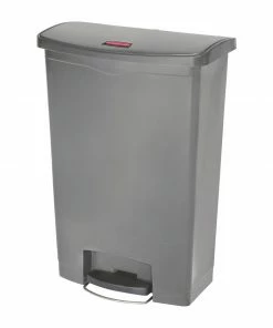 Flash Sale 🥰 Rubbermaid Slim Jim Step On Front Step Pedal Bin Grey 90Ltr ❤️