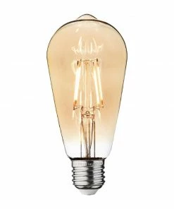 Discount ⌛ Industville Vintage LED Filament Bulb Pear Edison Screw Amber 5W 😉