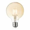 Best Pirce 😀 Industville Vintage LED Filament Bulb Small Globe Edison Screw Amber 5W ✔️