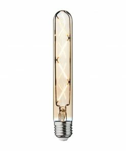 Outlet 😀 Industville Vintage LED Filament Bulb Cylinder Edison Screw Amber 5W ❤️