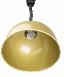 Promo ✔️ Buffalo Retractable Dome Heat Shade Pale Gold Finish 😉 -Cleaning & Janitorial Supplies Shop dy462 heatshade2