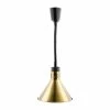 Best Pirce 🔥 Buffalo Conical Retractable Heat Shade Pale Gold Finish ✔️