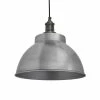 Coupon ⌛ Industville Brooklyn Dome Pendant Light Pewter 330mm 🔥
